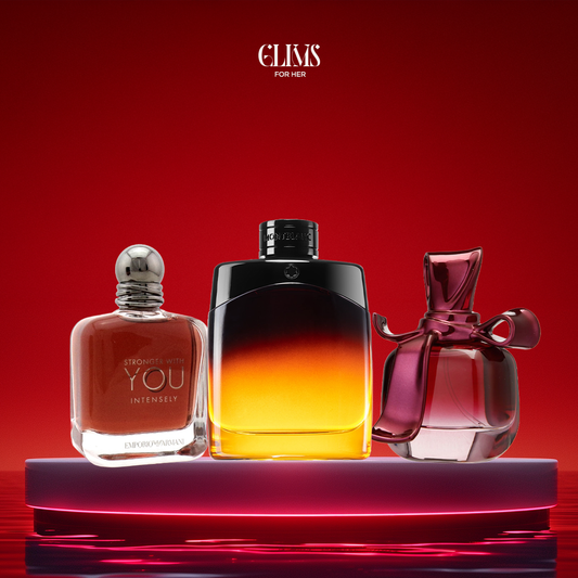 عطر انتنس + عطر مونت بلانك ليجند نايت  + نينا ريتشي حجم 30 مل