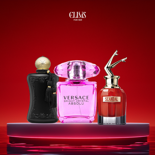 عطر سكاندال + عطر فيرساتشي + عطر  دي مارلي حجم 30 مل