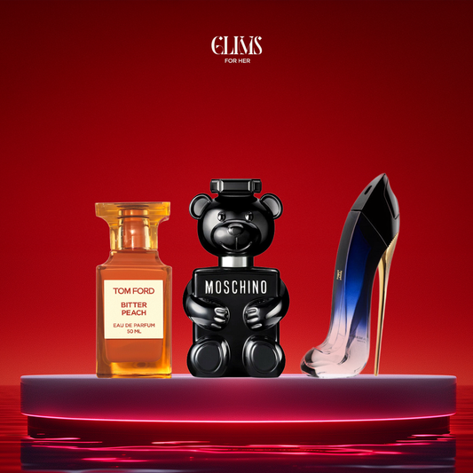 Toy Boy Moschinoعطر + عطر توم فورد بيتر بيتش + عطر جود جيرل - حجم 30 مل