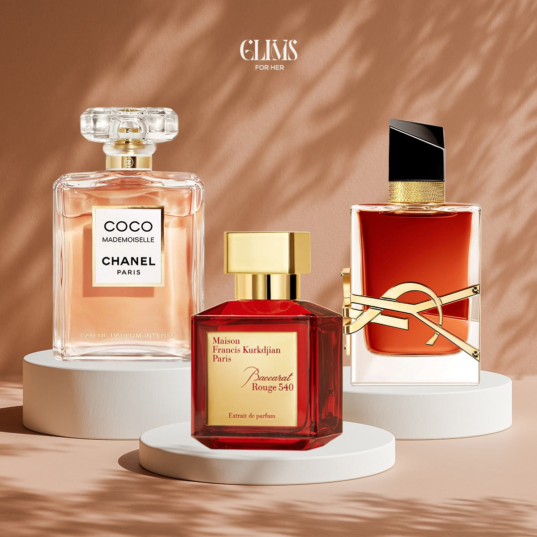عطر ليبر + عطر كوكو شانيل + بكرات روج 30 ml