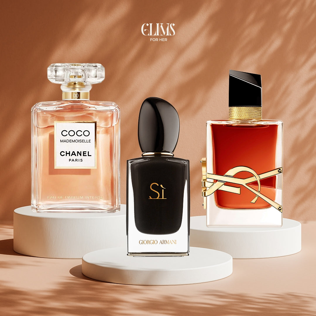 عطر سي + عطر ليبر + عطر كوكو شانيل 30 مل